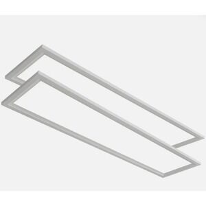 Artika Sunray Ultra Thin LED Panel Pack of 2 48x12 White Finish Open Box